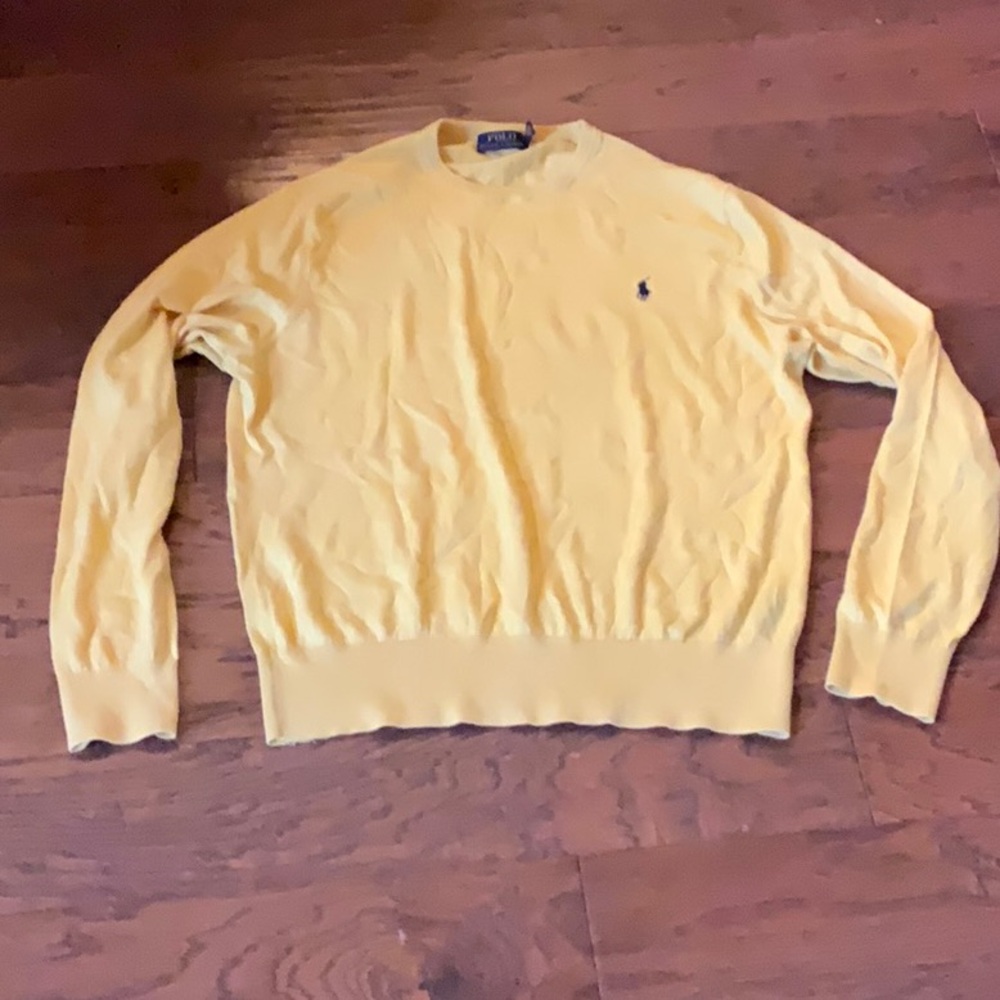 Polo by Ralph Lauren Yellow Crewneck Sweater